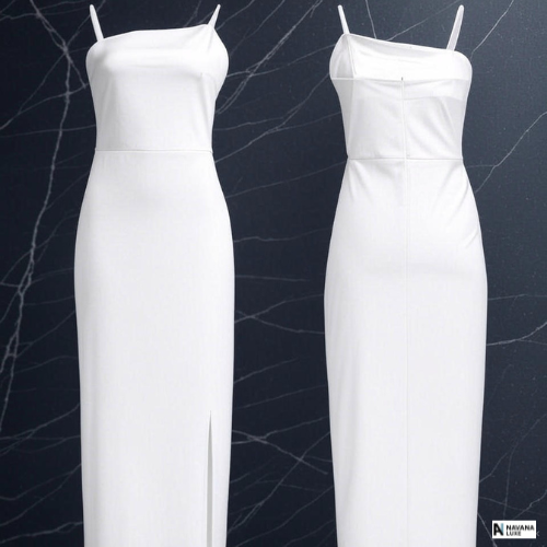 Vestido Sin Mangas y Ajustado