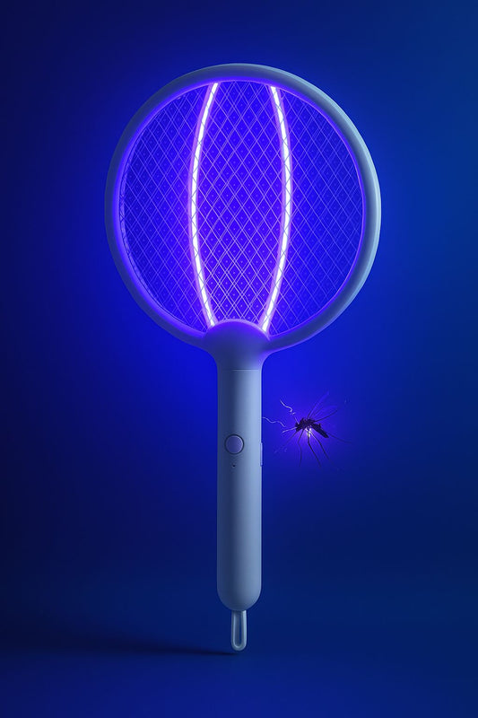 Exterminador de insectos recargable con luz LED.