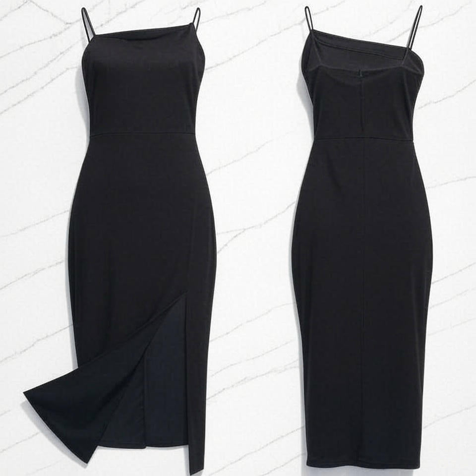 Vestido Sin Mangas y Ajustado